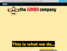 Tablet Screenshot of jumboco.com